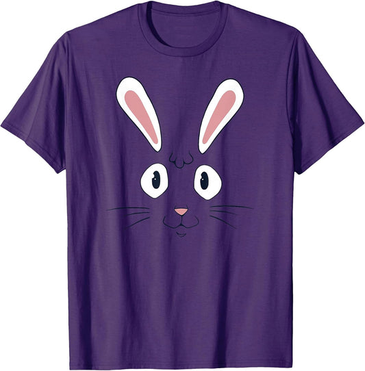 Cute Bunny Ears Face Shirt HAPPY EASTER Gift T-Shirt
