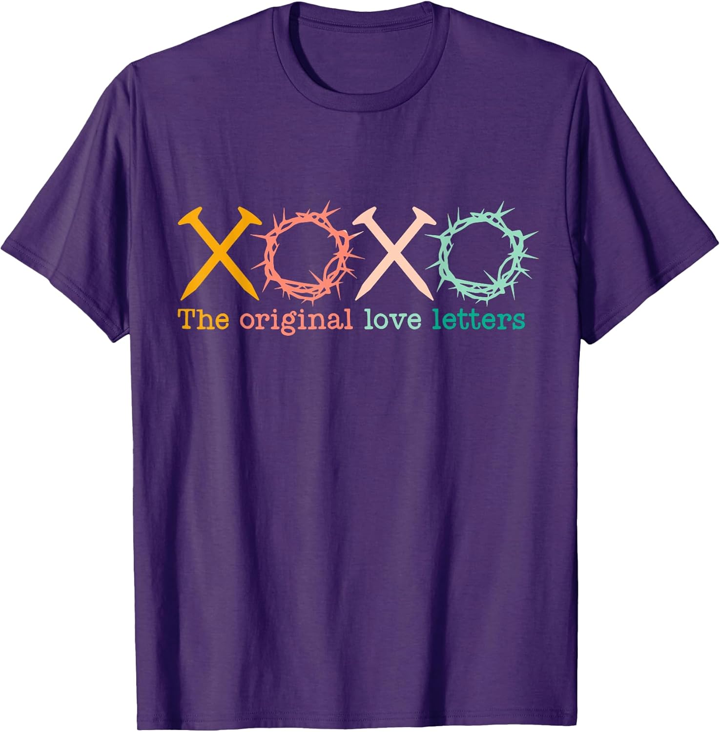 XOXO The Original Love Letters, Christian Pastel, Easter Day T-Shirt