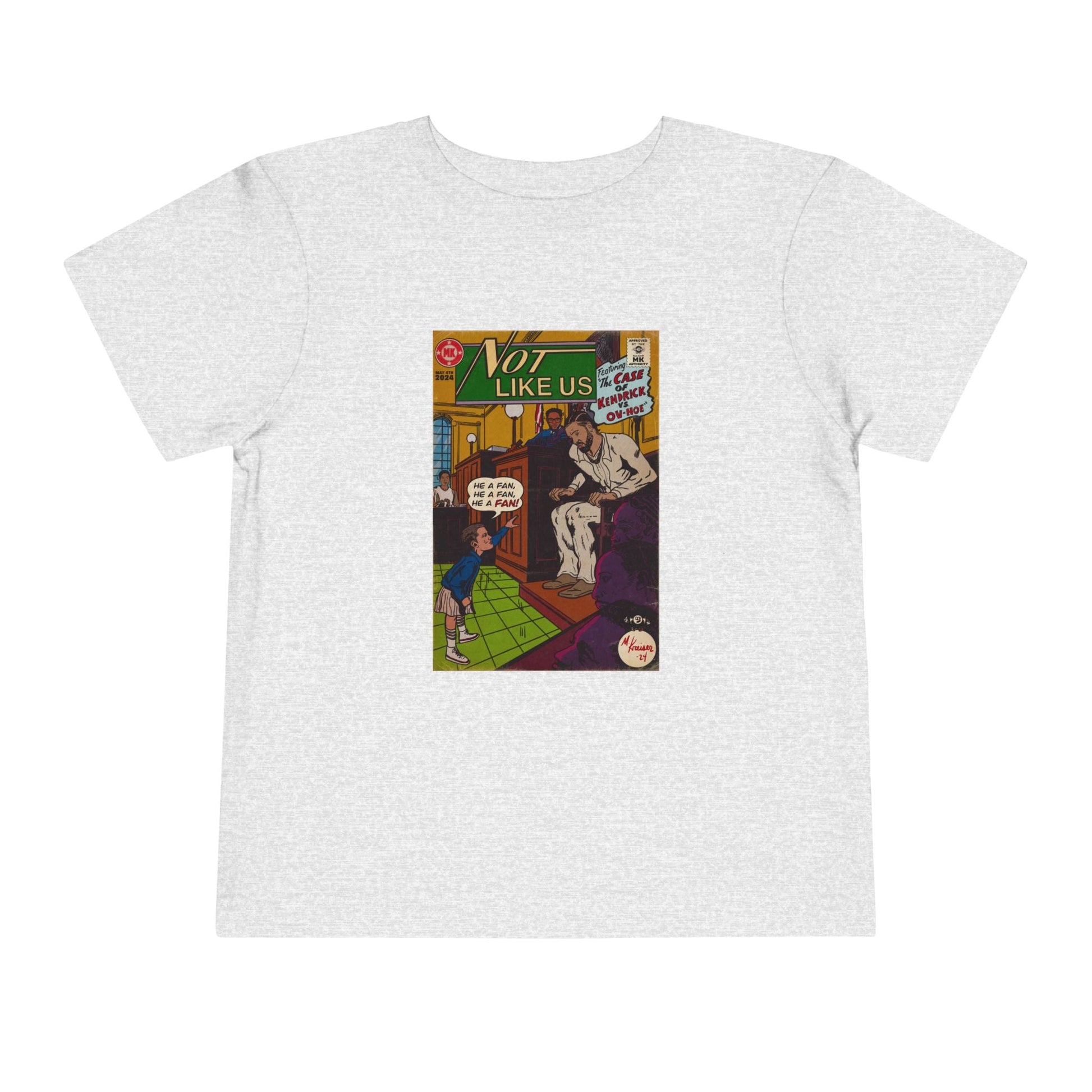 Not Like Us - Toddler Short Sleeve Tee - clothing by TeeHivey.com (Image 3)