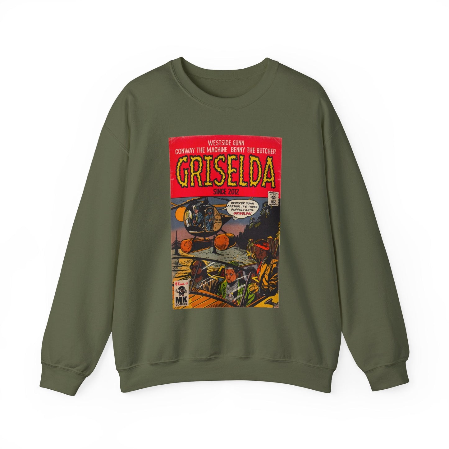 Griselda - Comic Book Art - Unisex Heavy Blendâ„¢ Crewneck Sweatshirt