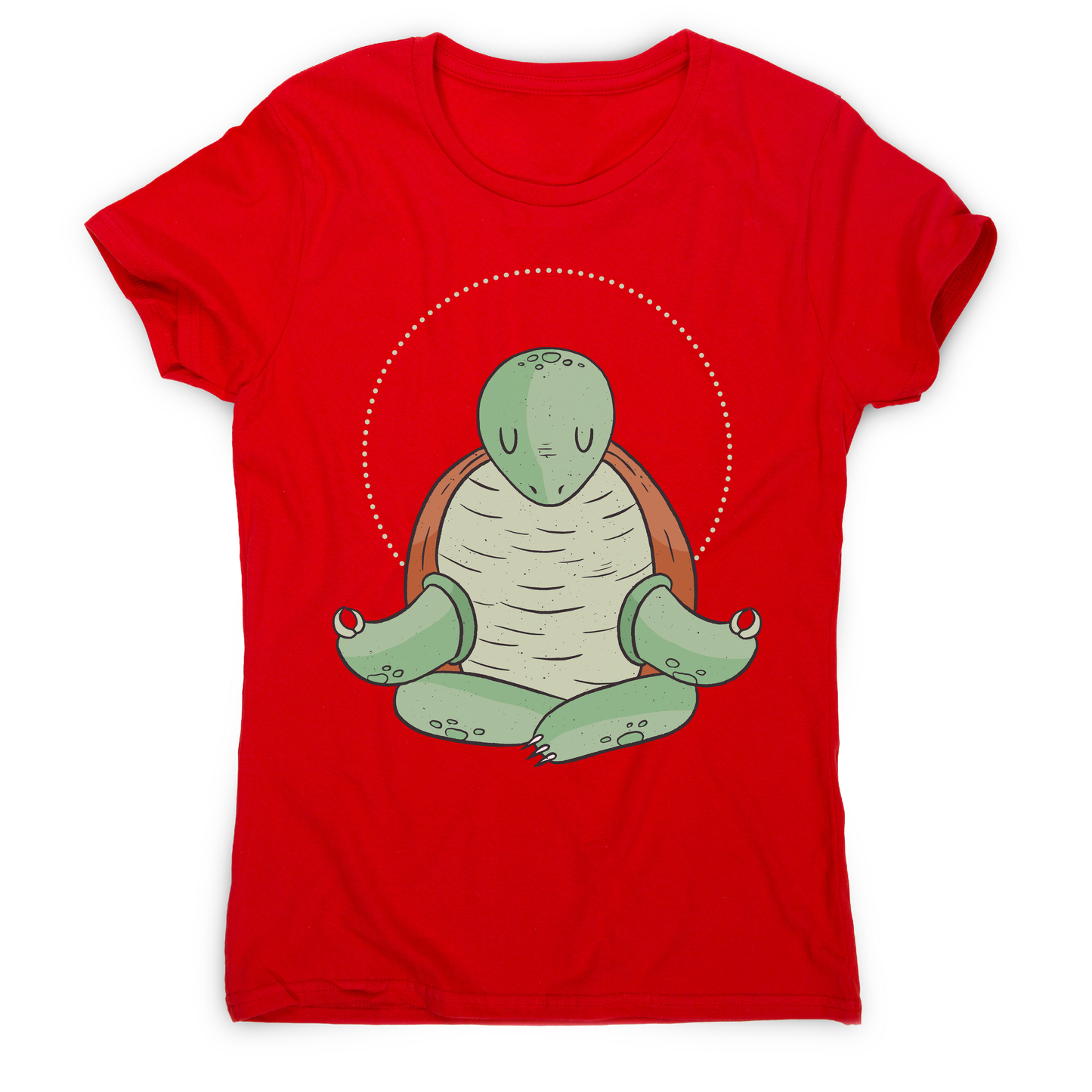 Yoga turtle funny women's t-shirt
