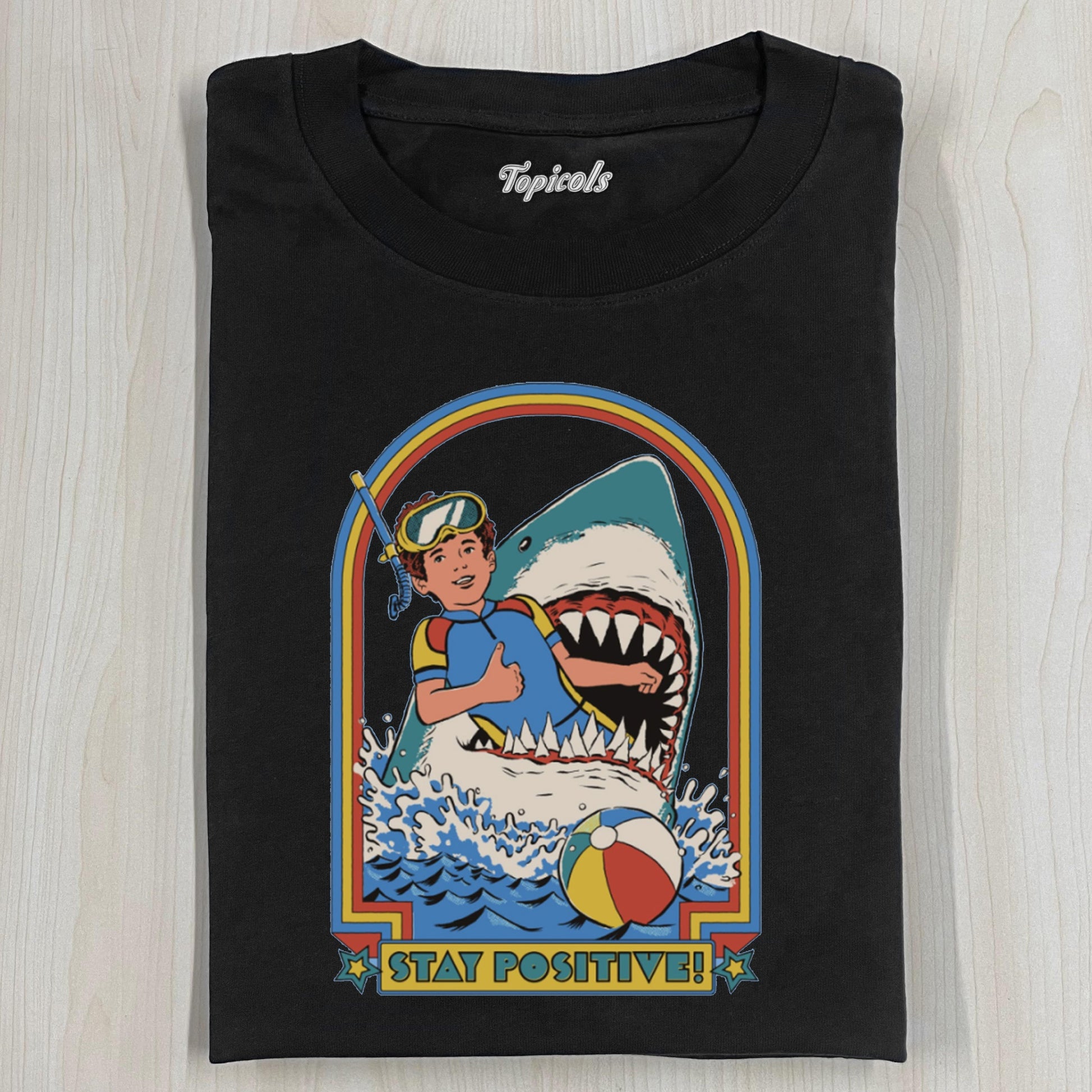 STAY POSITIVE T-SHIRT - clothing by TeeHivey.com