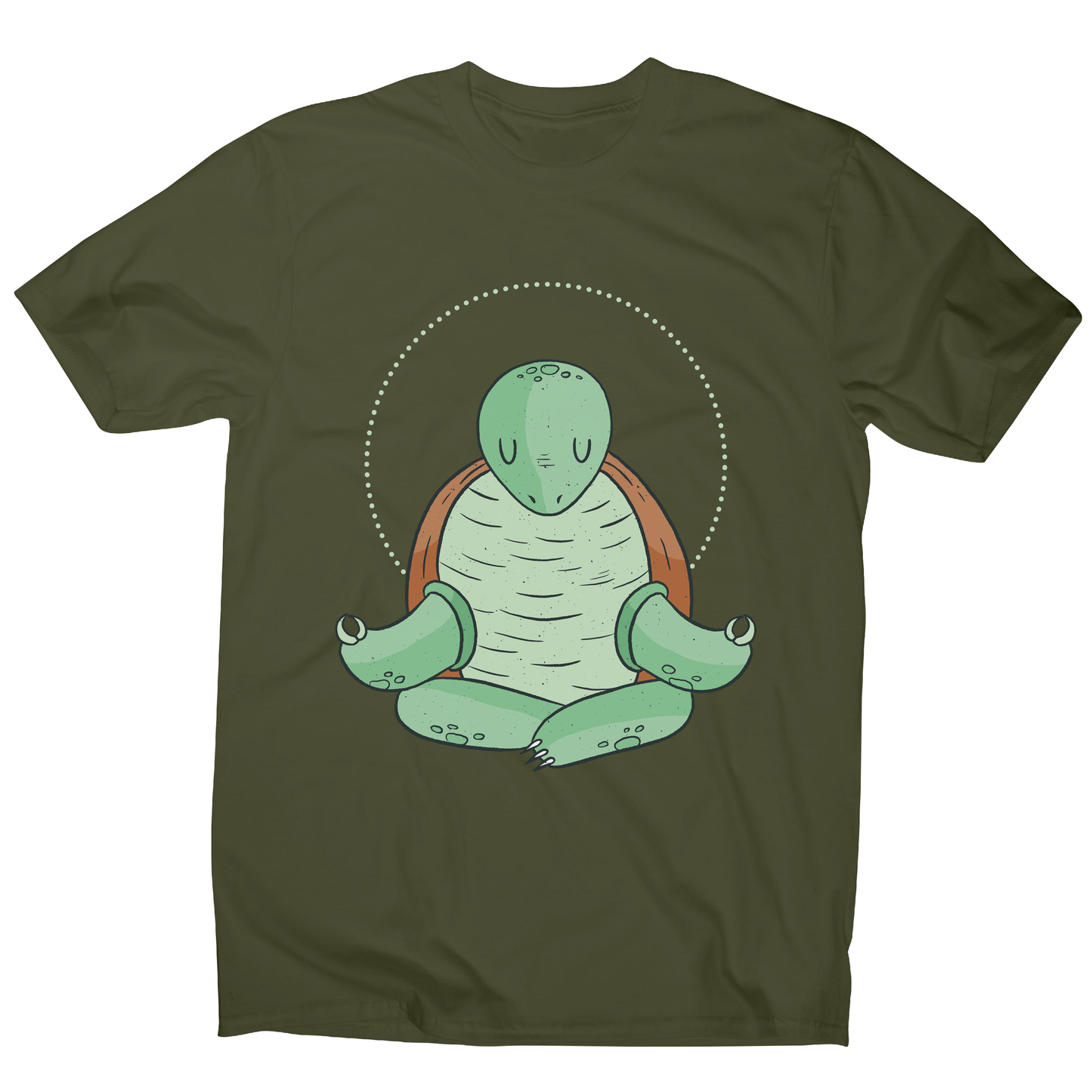 Yoga turtle funny men's t-shirt