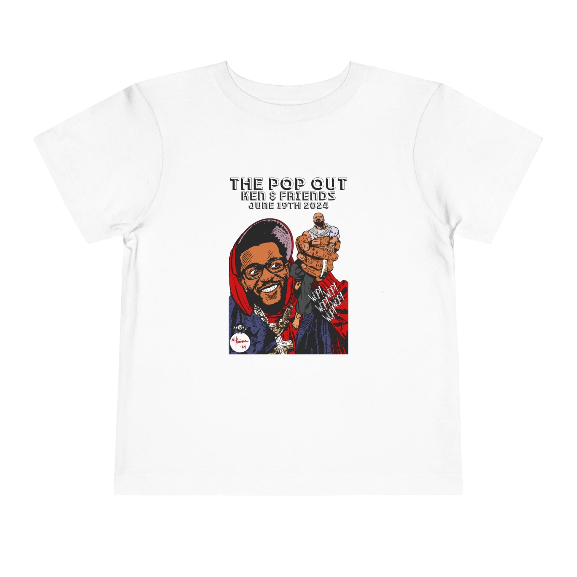 The Pop Out - Toddler Short Sleeve Tee - clothing by TeeHivey.com (Image 1)