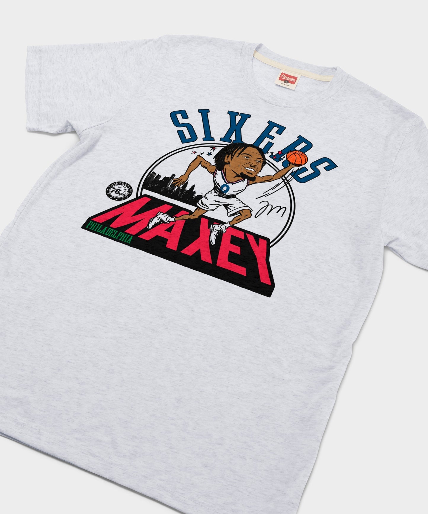 76ers Tyrese Maxey Signature City Edition 2024