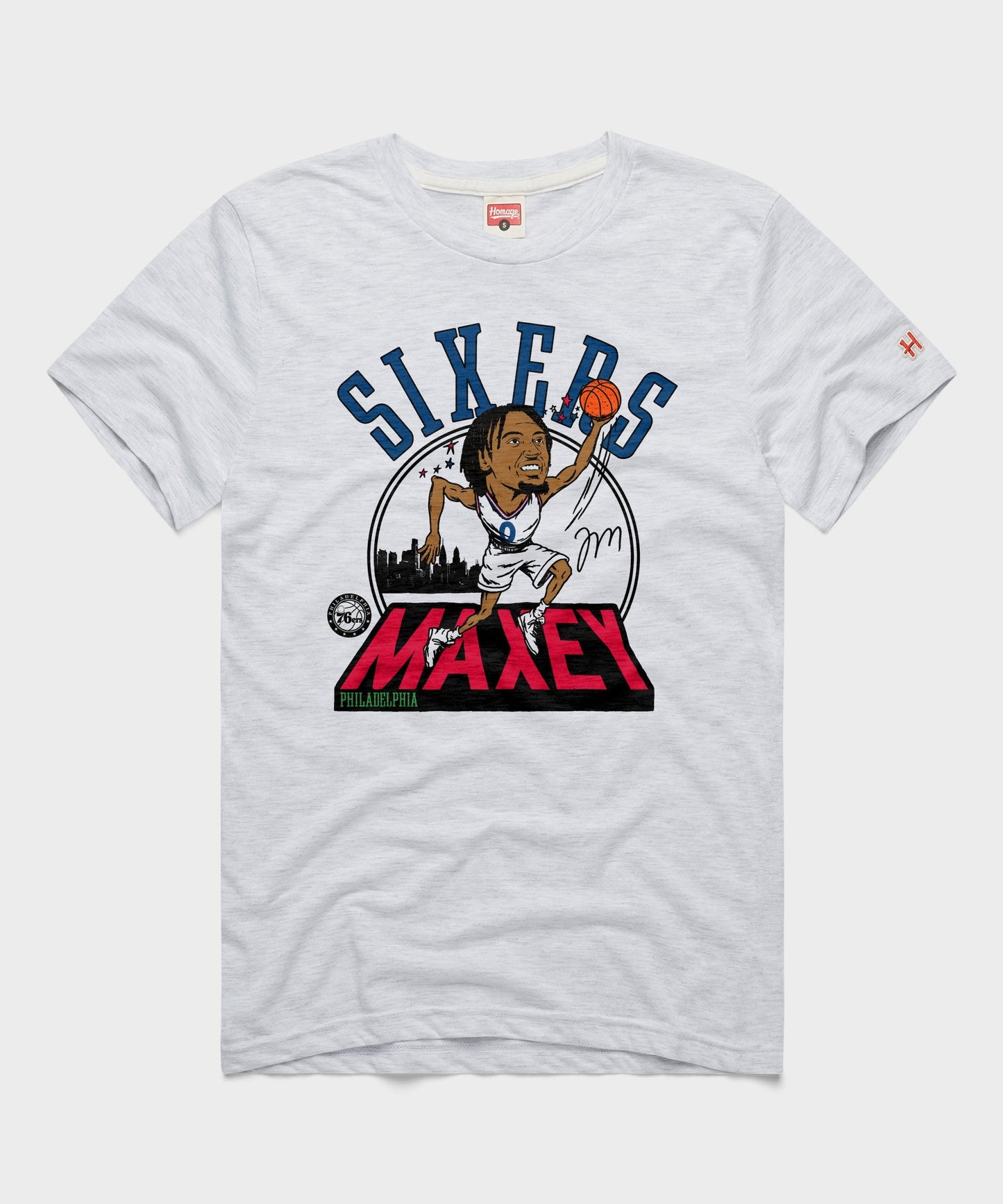 76ers Tyrese Maxey Signature City Edition 2024