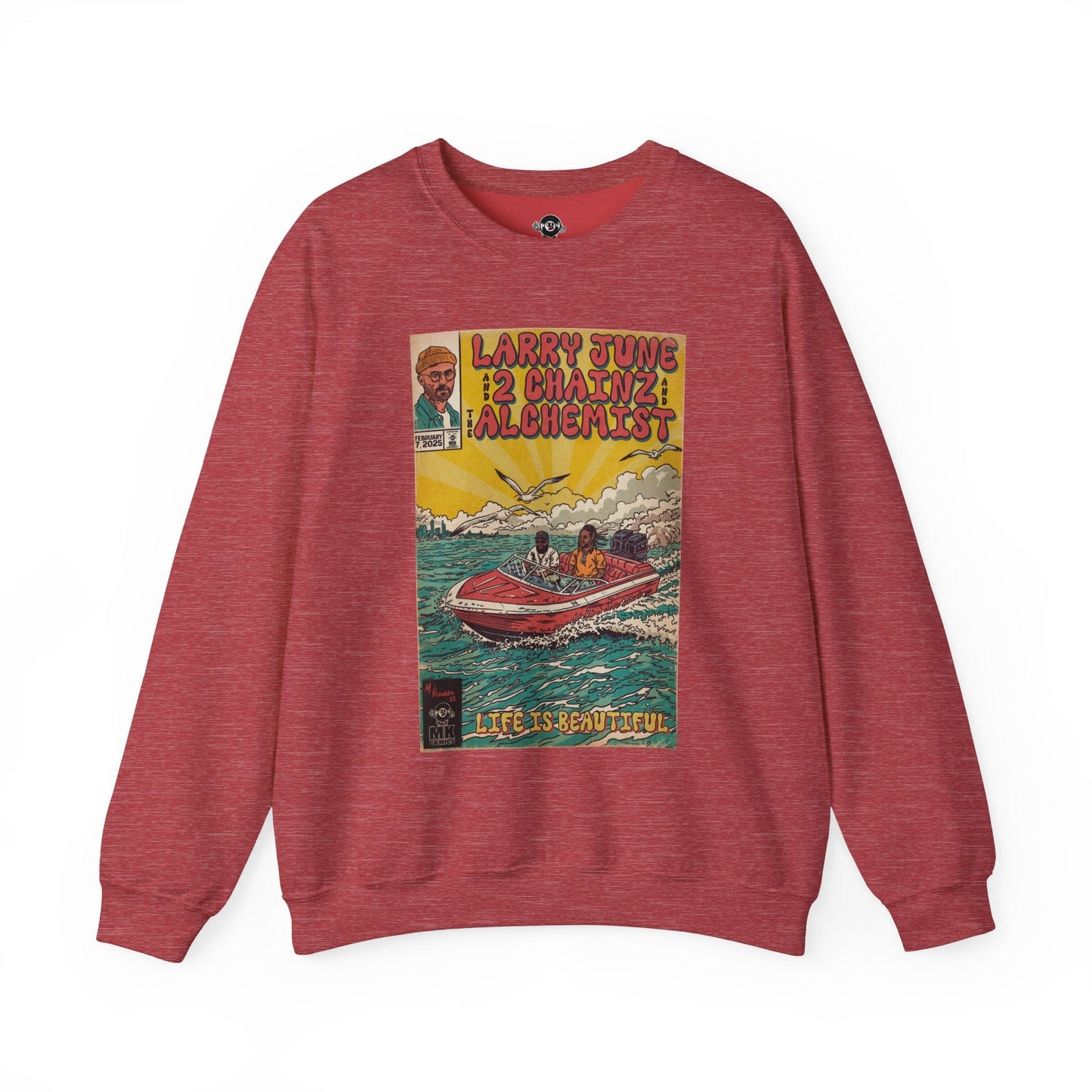 Life is Beautiful - Unisex Heavy Blendâ„¢ Crewneck Sweatshirt