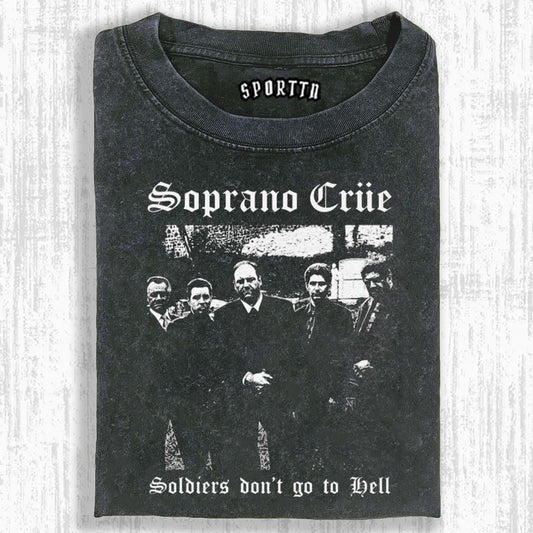 RETRO STYLE SOPRANOS GRAPHIC T-SHIRT