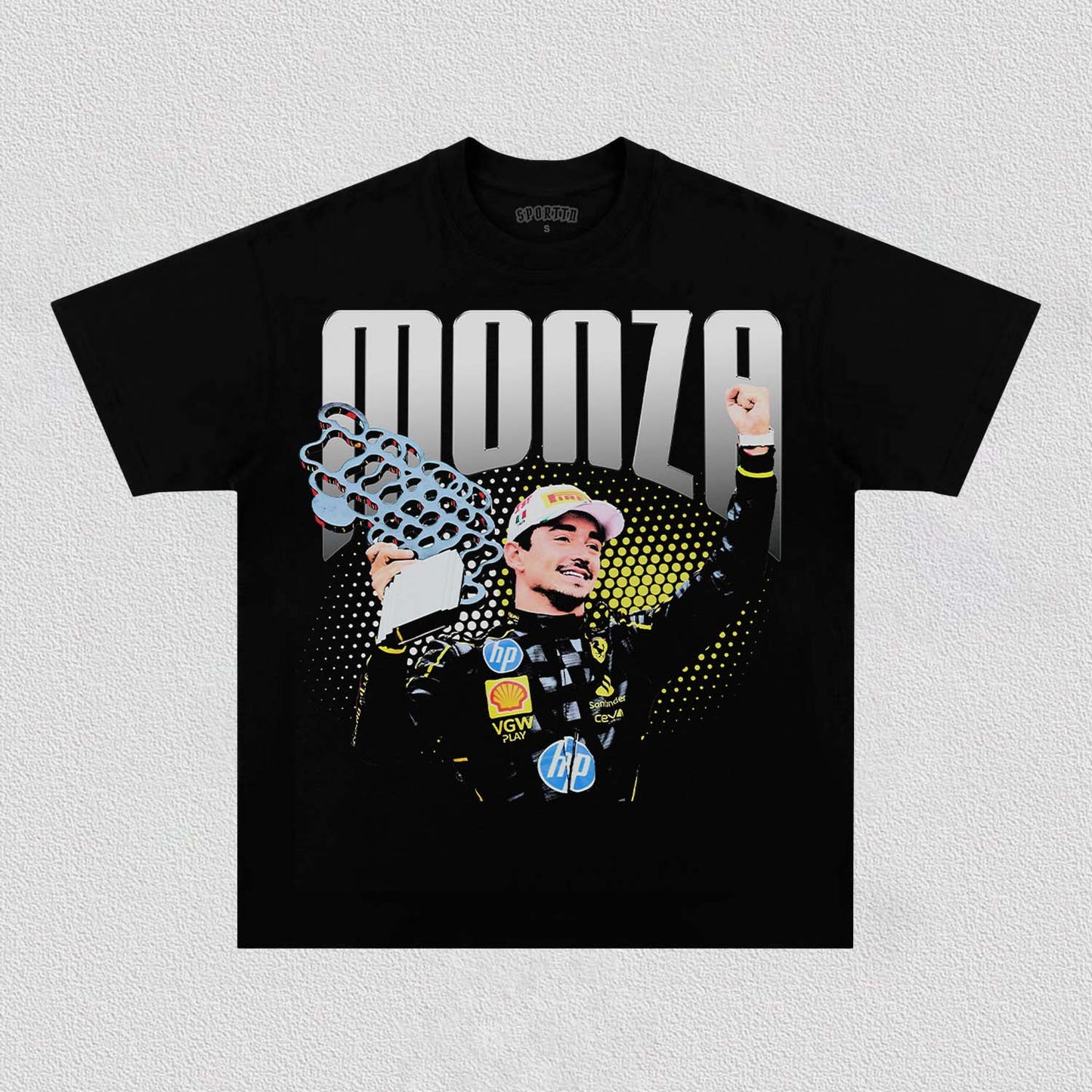 CHARLES LECLERC MONZA TEE Style001 - clothing by TeeHivey.com (Image 1)