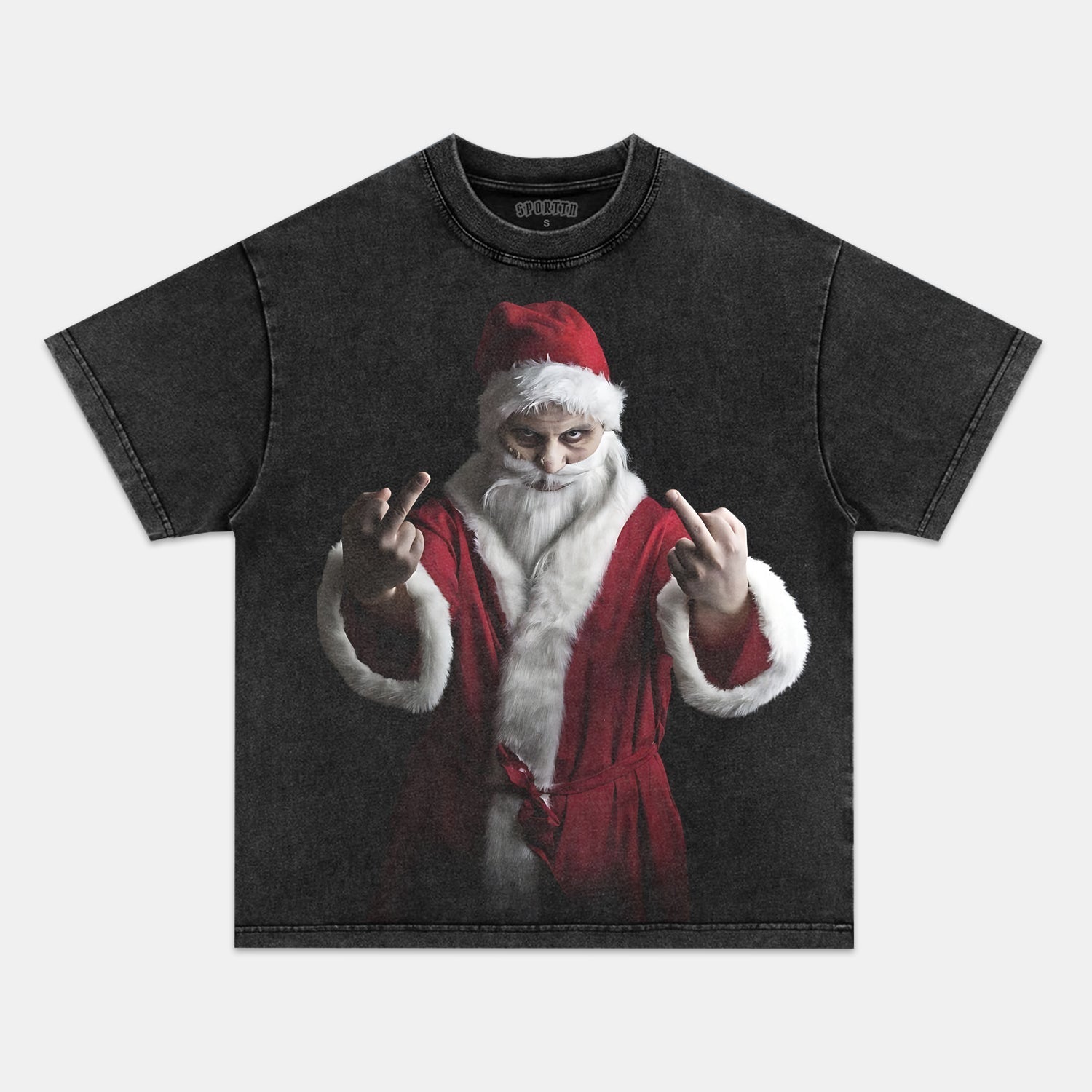 SCARY SANTA CLAUS TEE - clothing by TeeHivey.com (Image 2)