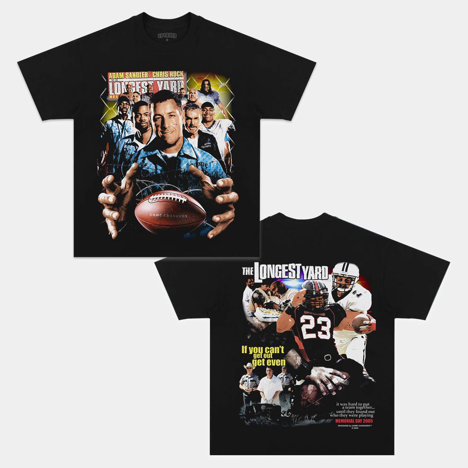THE LONGEST YARD TEE - clothing by TeeHivey.com (Image 1)