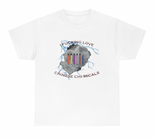 I love Chinese Chemicals Tee (White) - clothing by TeeHivey.com (Image 1)