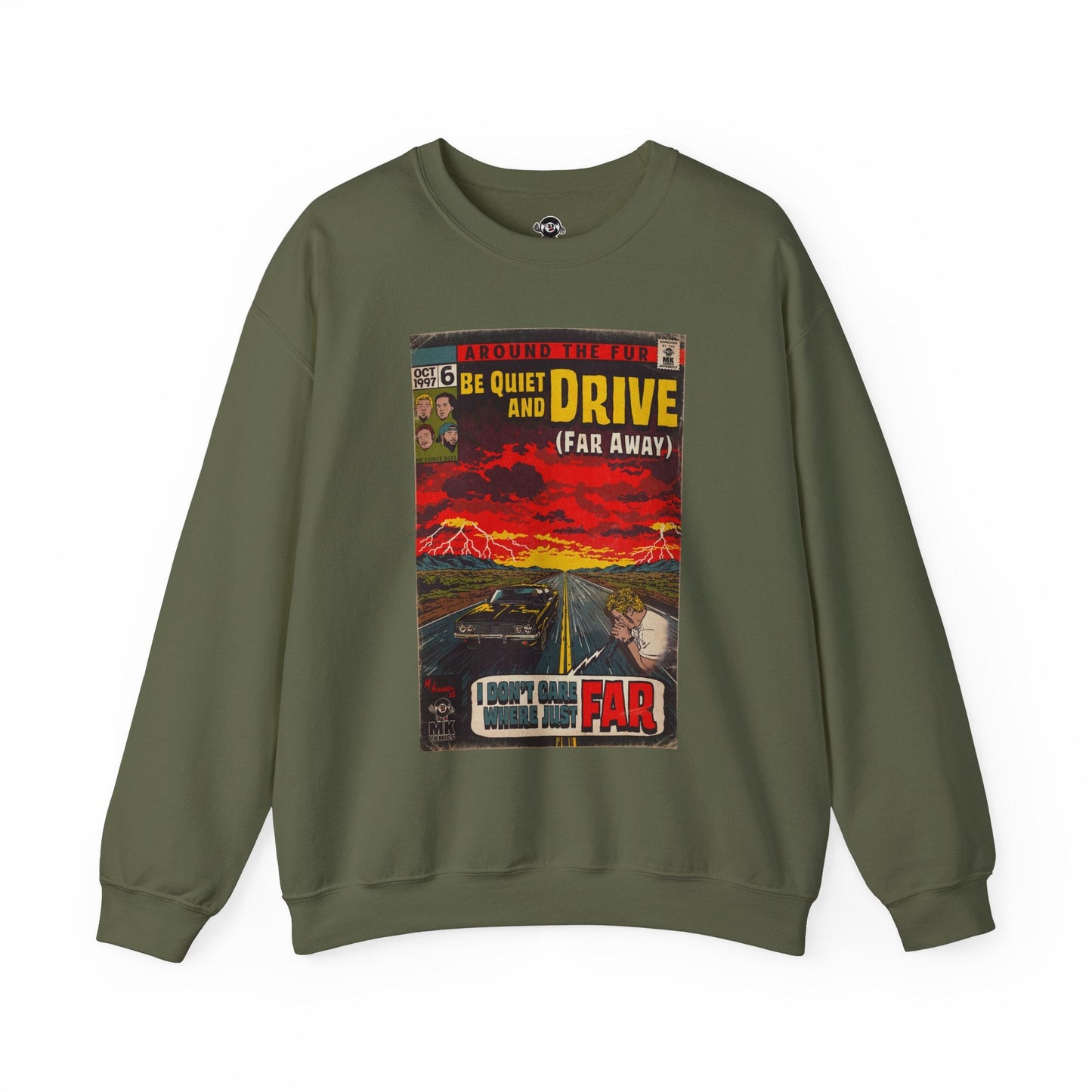 Be Quiet and Drive - Unisex Heavy Blendâ„¢ Crewneck Sweatshirt