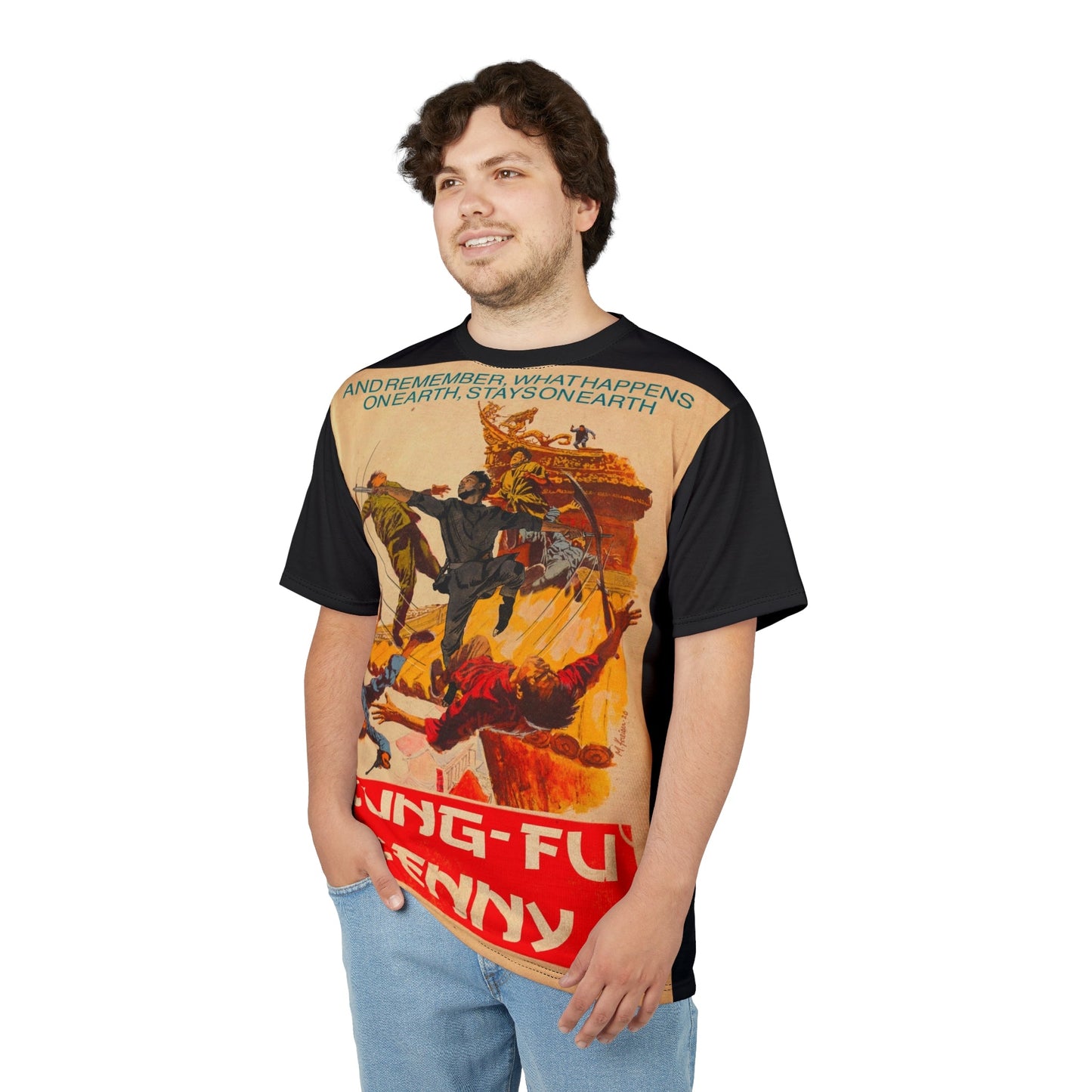 Kung Fu Kenny - Unisex Cut & Sew Tee (AOP)
