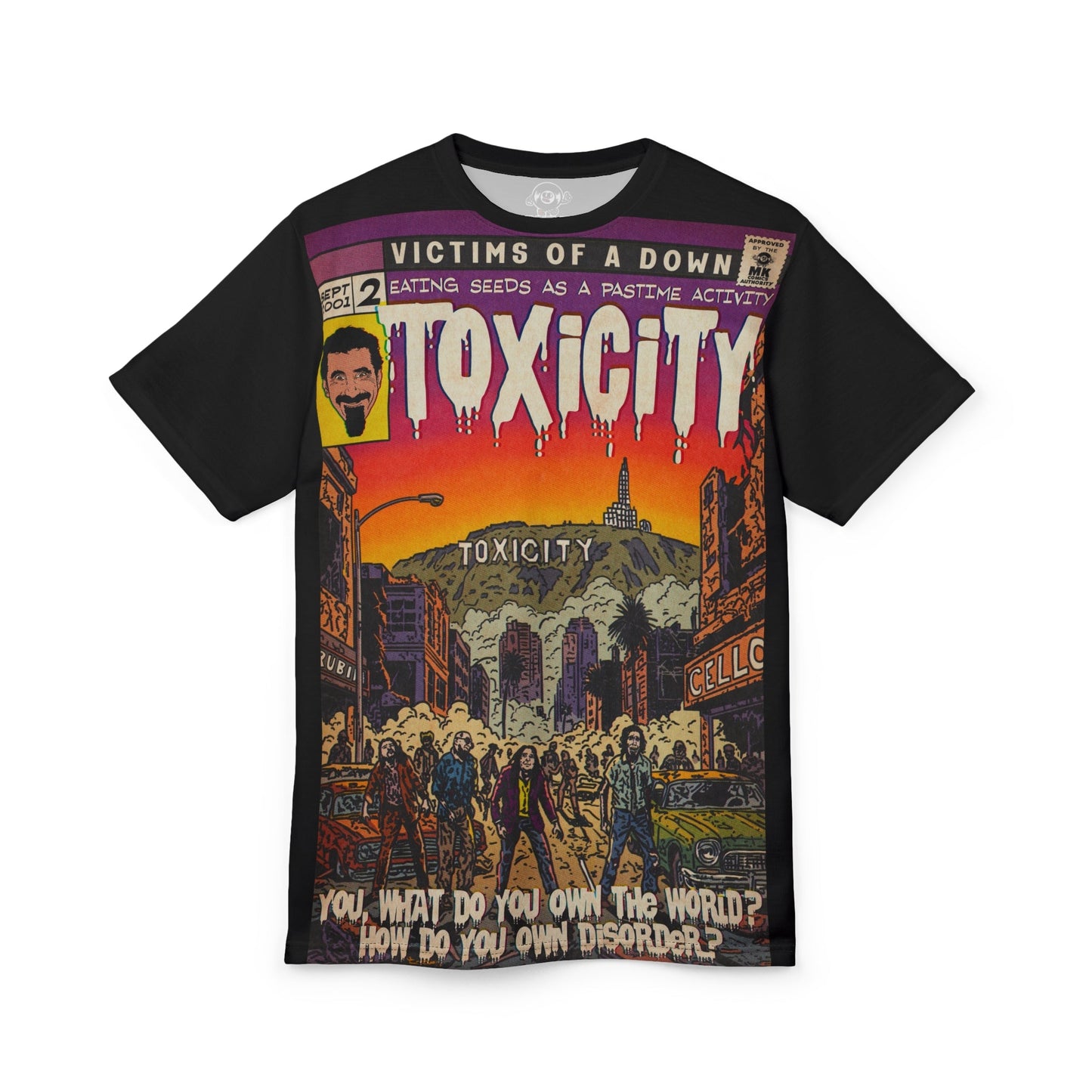 Toxicity - Unisex Cut & Sew Tee (AOP)