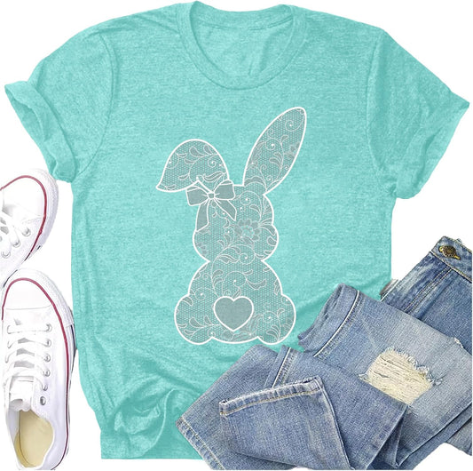 Easter Teacher Shirt for Women Happy Easter Bunny Shirts Teacher of The Sweetest Tees Tops