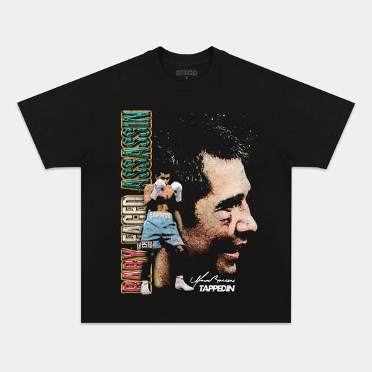 BABY FACED ASSASSIN MARCO BARRERA TEE - clothing by TeeHivey.com (Image 1)
