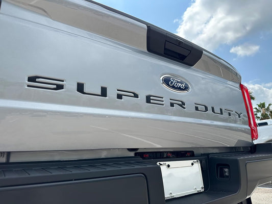 Tailgate Letter Inserts - Compatible with 2023-2026 Super Duty XL/XLT/Lariat