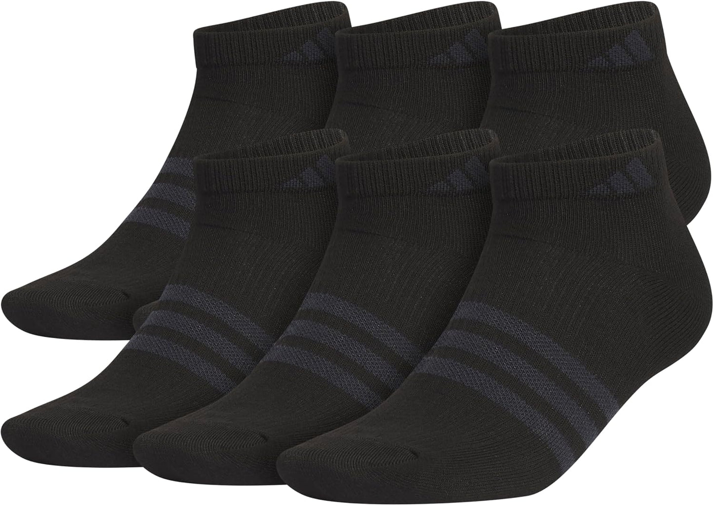 Men's Superlite Low Cut Ankle Socks (6 Pairs) Lightweight & Breathable
