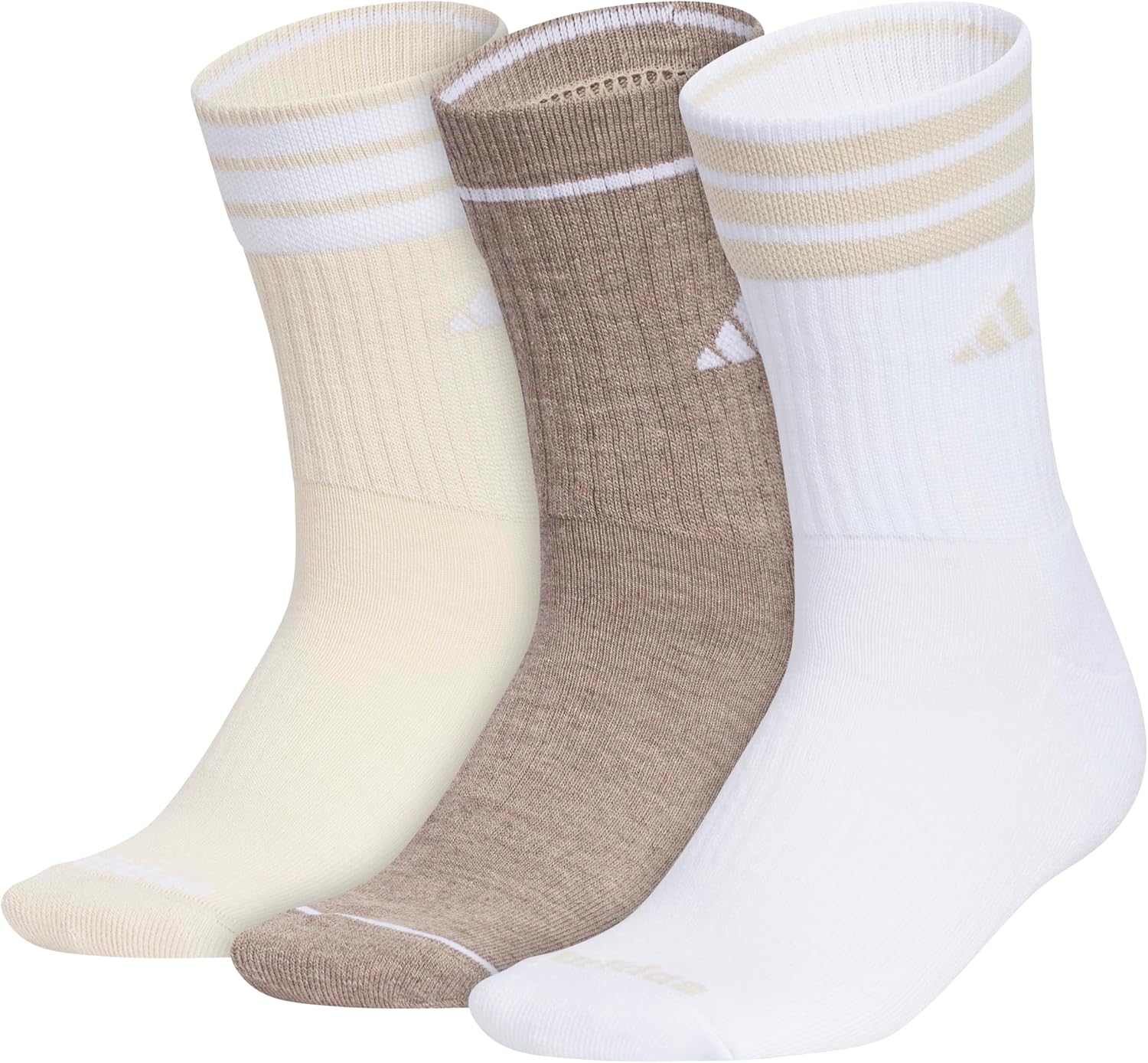 Cushioned Crew Socks 3-Pairs Durable & Comfortable