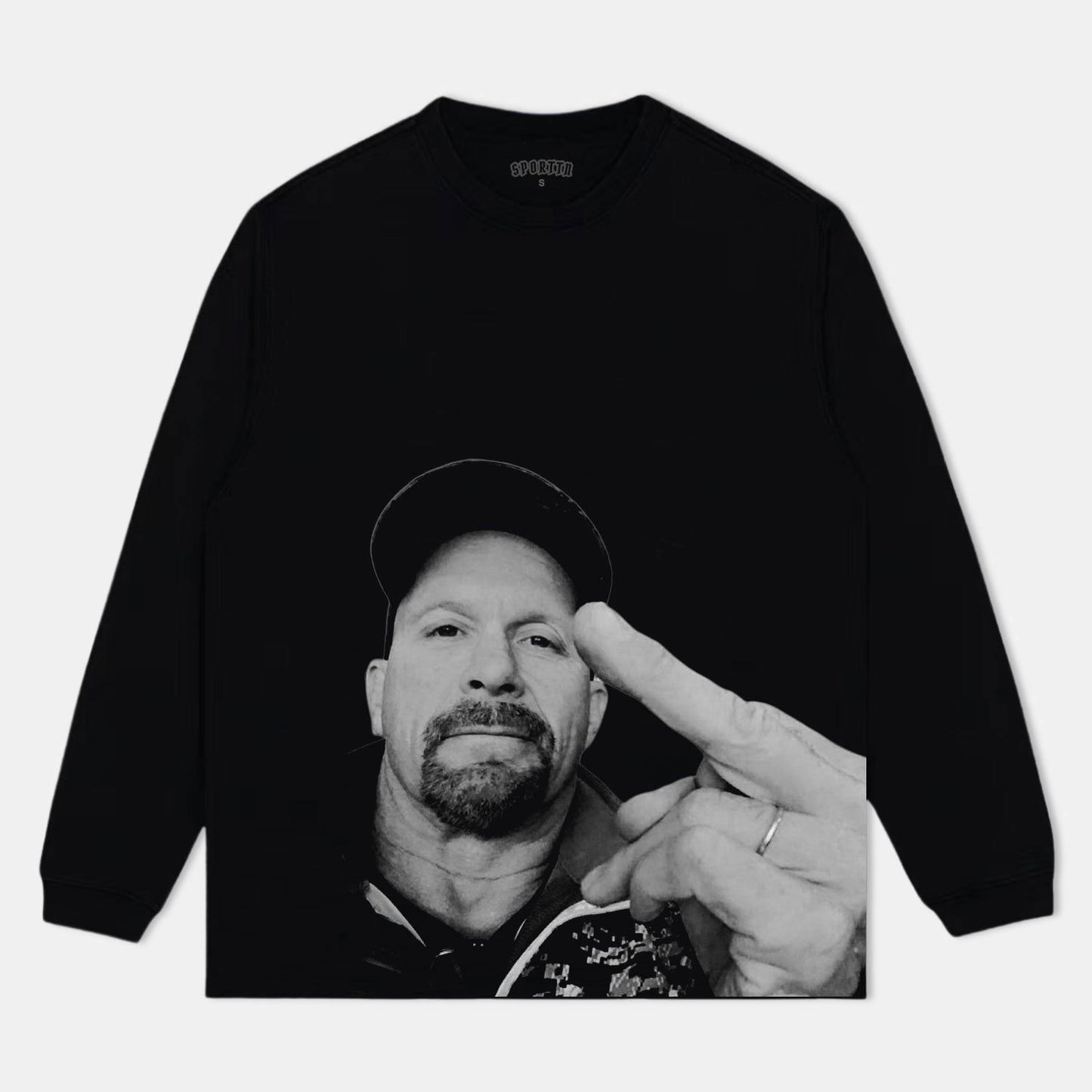 STONE COLD STEVE AUSTIN LONG SLEEVE | HOODIES Style002 - clothing by TeeHivey.com (Image 1)