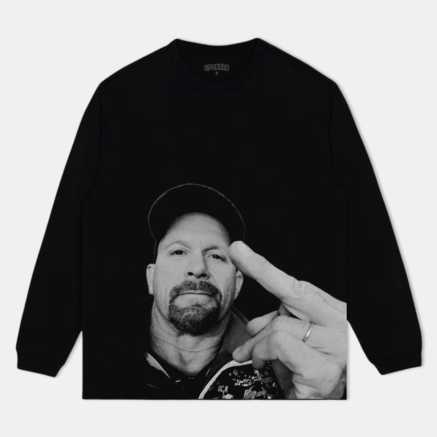 STONE COLD STEVE AUSTIN LONG SLEEVE | HOODIES Style002 - clothing by TeeHivey.com (Image 1)