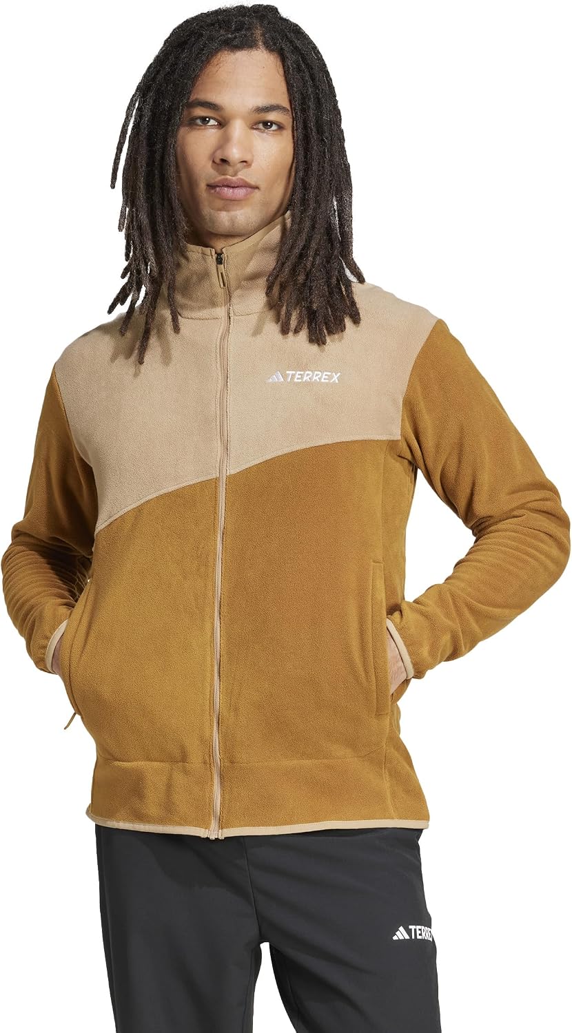 Men's Terrex Multi Full-Zip Fleece Hiking Jacket