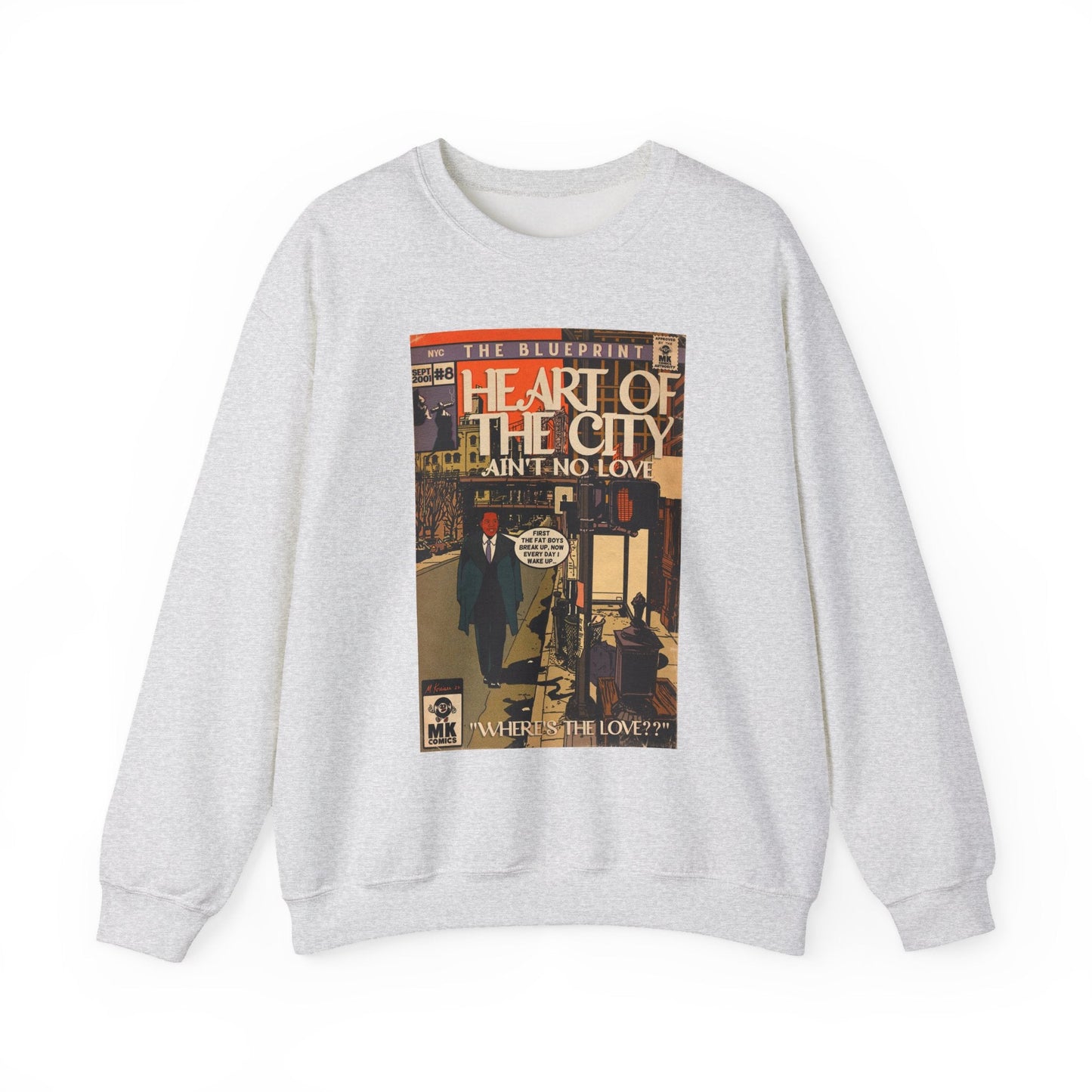 Heart of the City - Unisex Heavy Blendâ„¢ Crewneck Sweatshirt