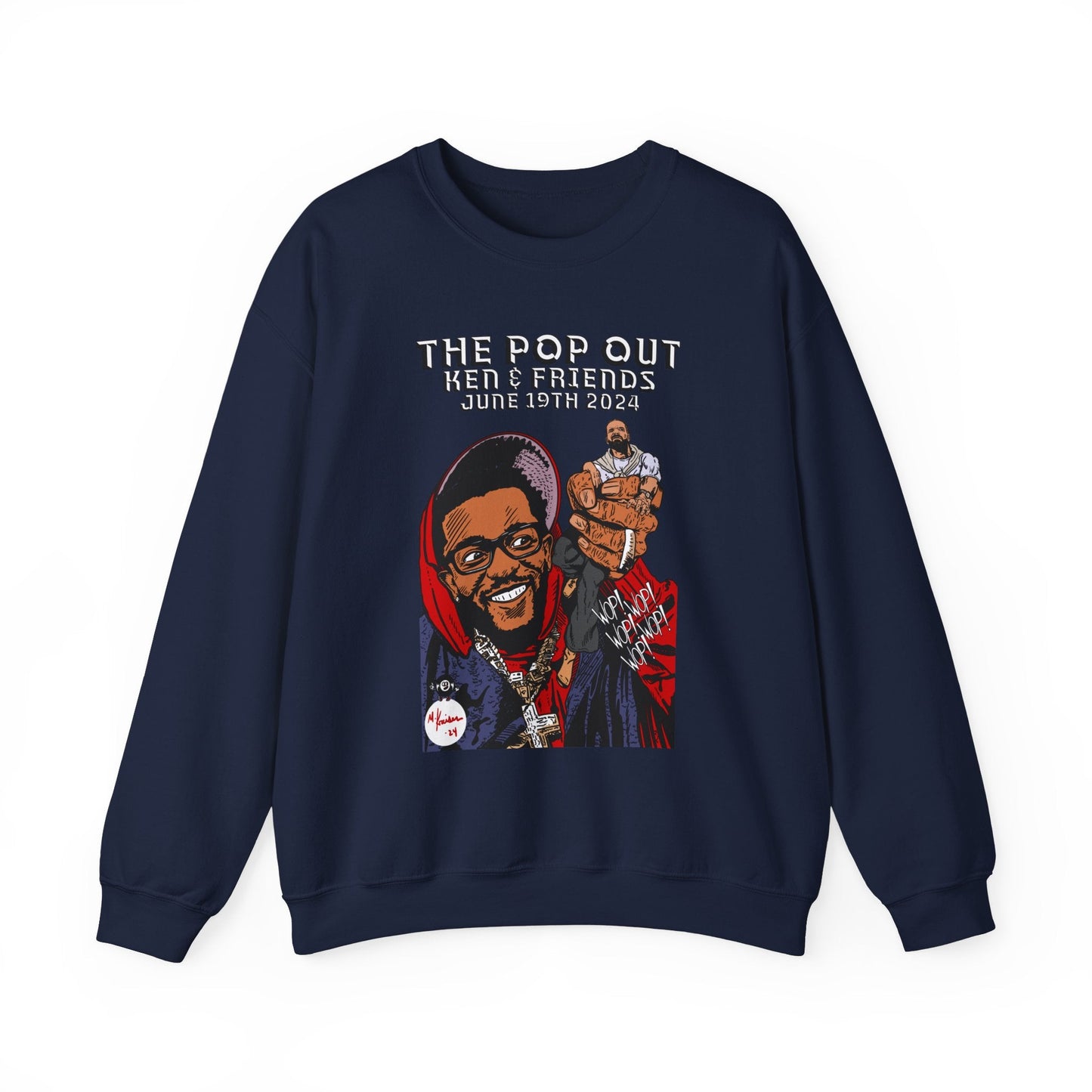 The Pop Out - Unisex Heavy Blendâ„¢ Crewneck Sweatshirt
