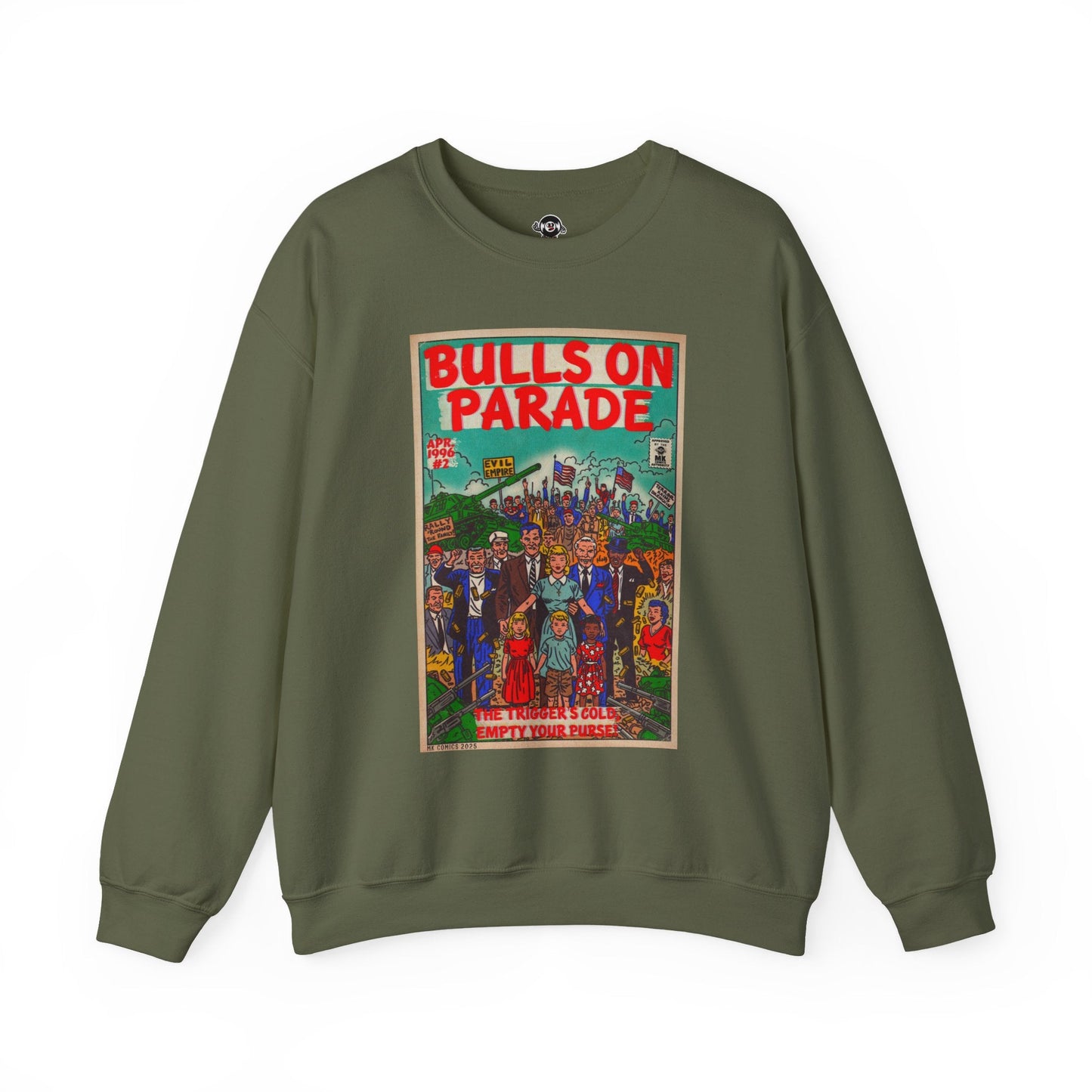 Bulls Parade - Unisex Heavy Blendâ„¢ Crewneck Sweatshirt