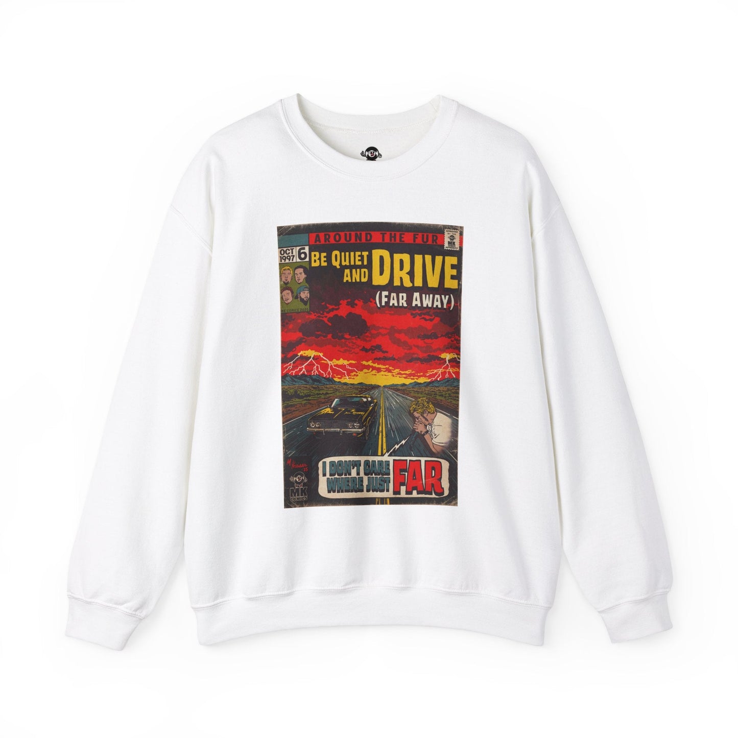 Be Quiet and Drive - Unisex Heavy Blendâ„¢ Crewneck Sweatshirt