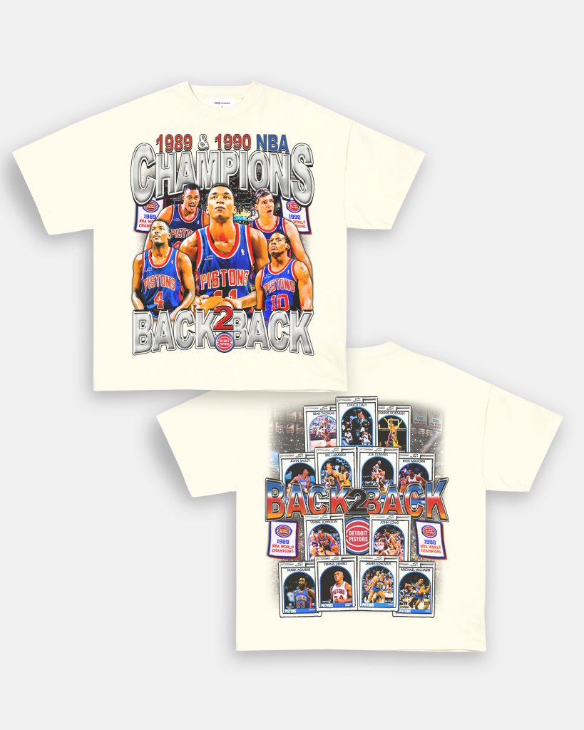 89 & 90 NBA CHAMPS TEE - [DS]