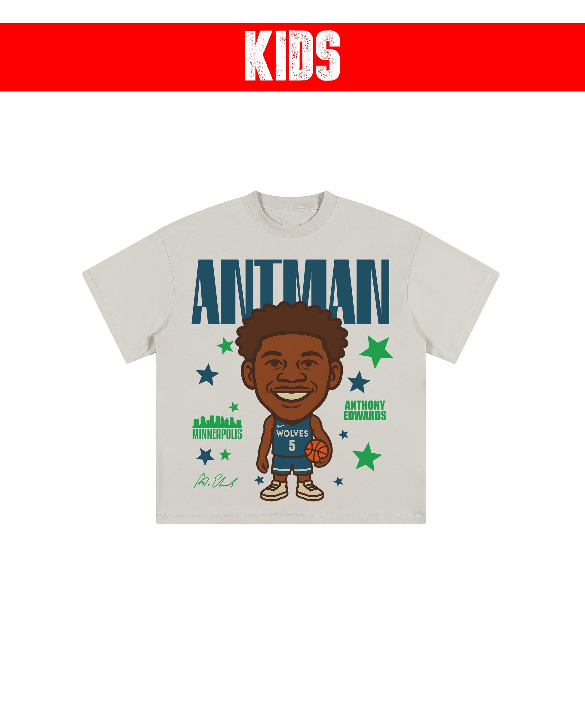 ANTMAN CARTOON KIDS TEE - clothing by TeeHivey.com (Image 1)