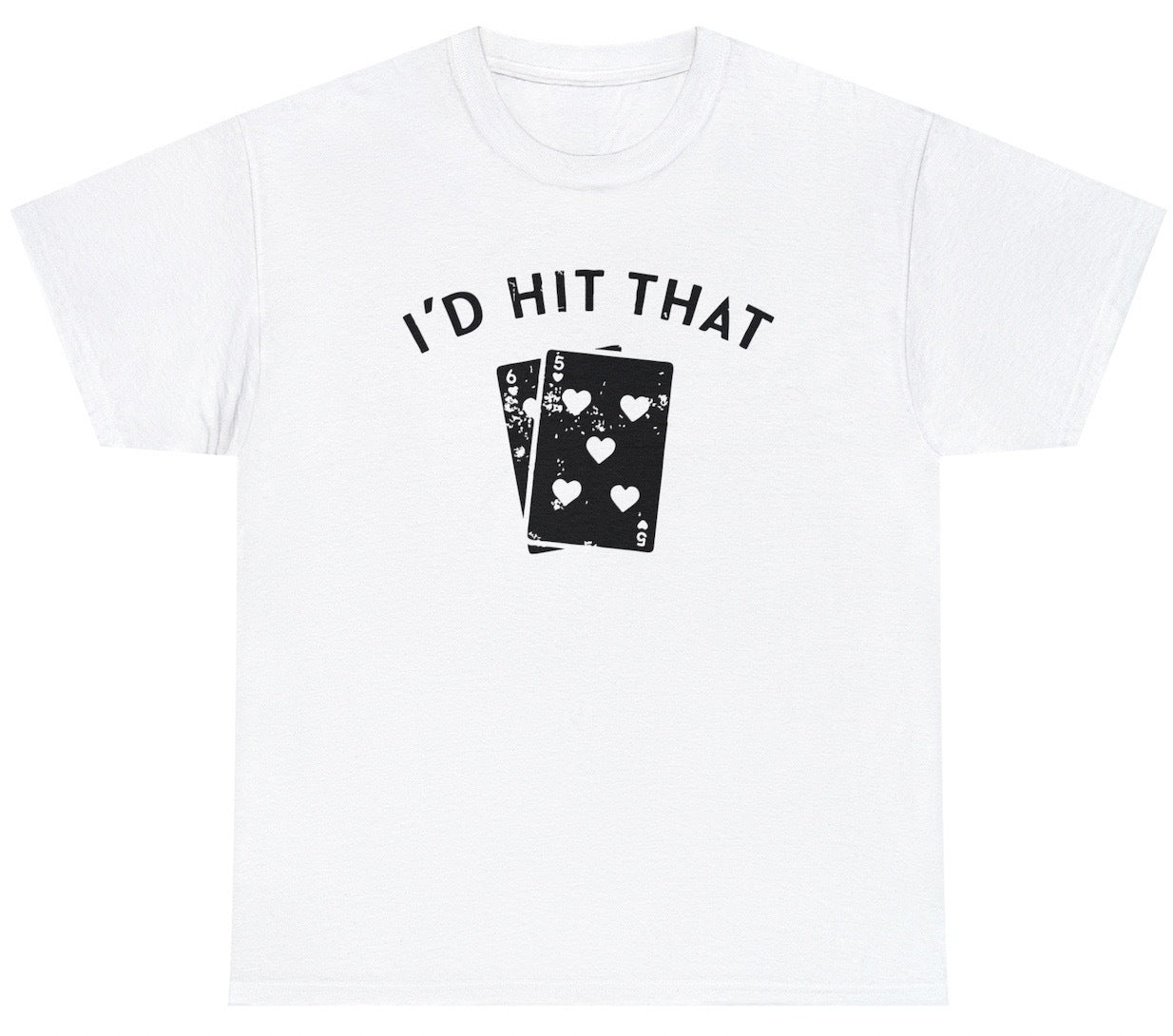 I'd Hit That Blackjack Tee - clothing by TeeHivey.com (Image 2)