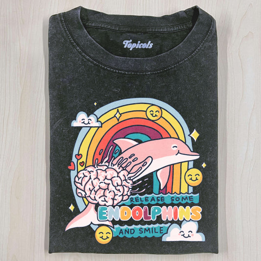 JUMPING DOLPHIN T-SHIRT - clothing by TeeHivey.com (Image 1)