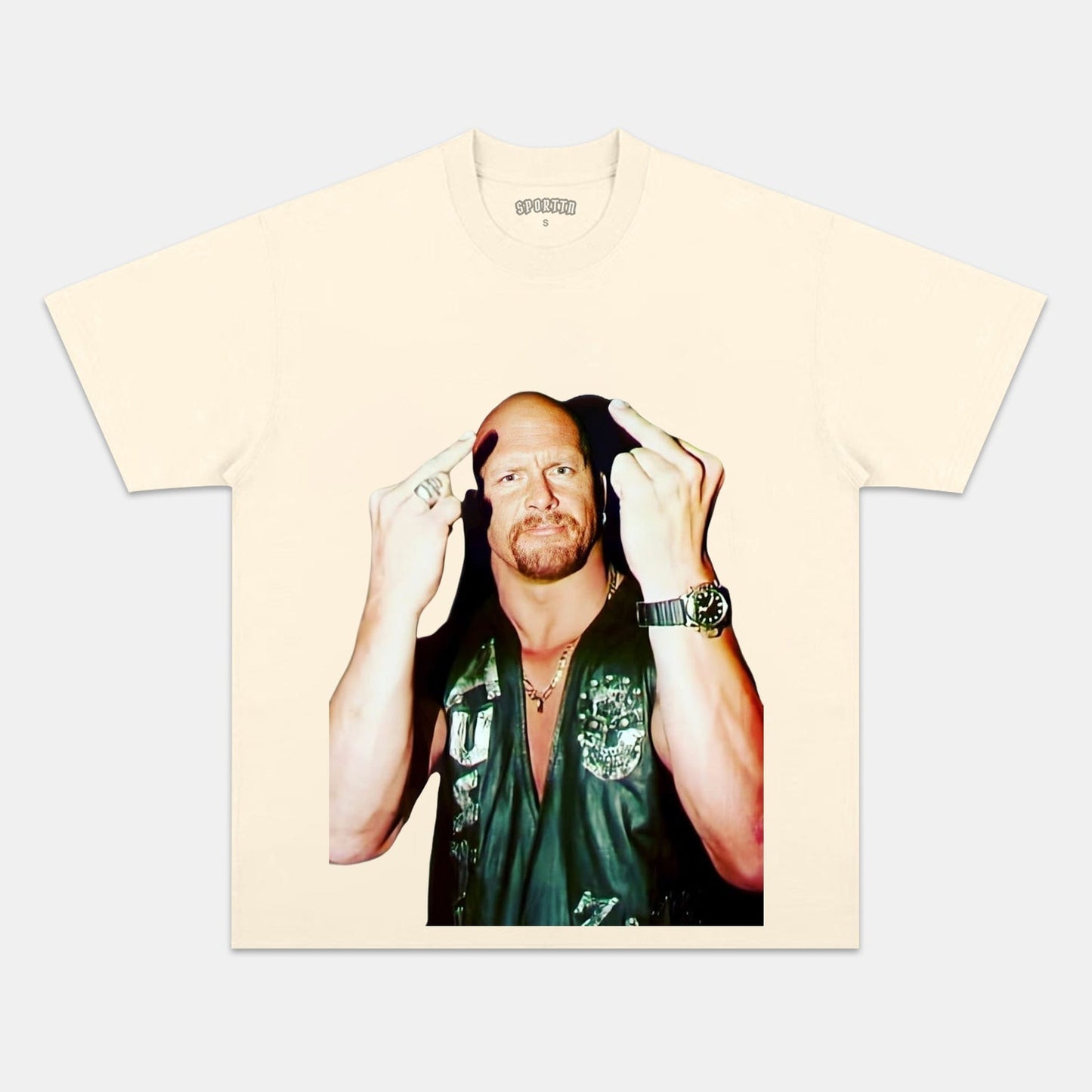 STONE COLD STEVE AUSTIN TEE - clothing by TeeHivey.com (Image 4)