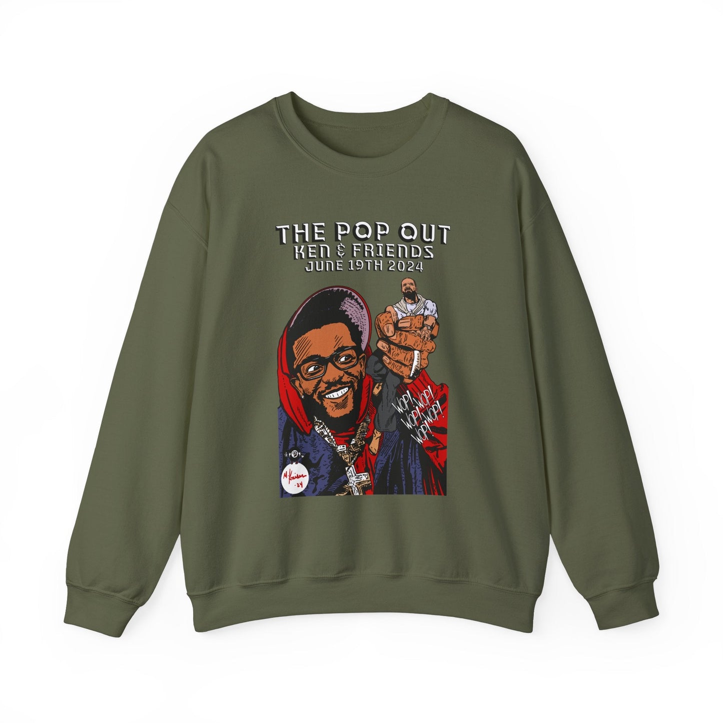 The Pop Out - Unisex Heavy Blendâ„¢ Crewneck Sweatshirt
