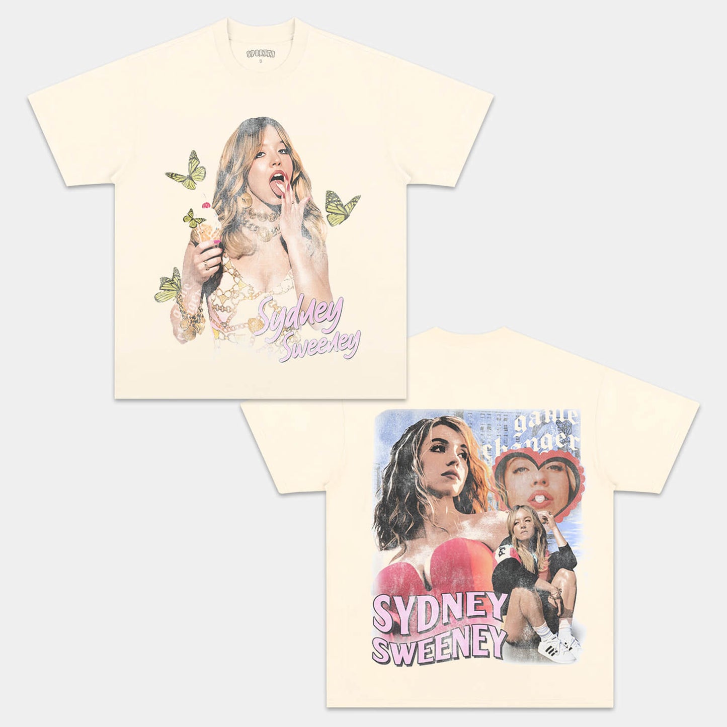 SYDNEY SWEENEY TEE Style001 - clothing by TeeHivey.com (Image 3)
