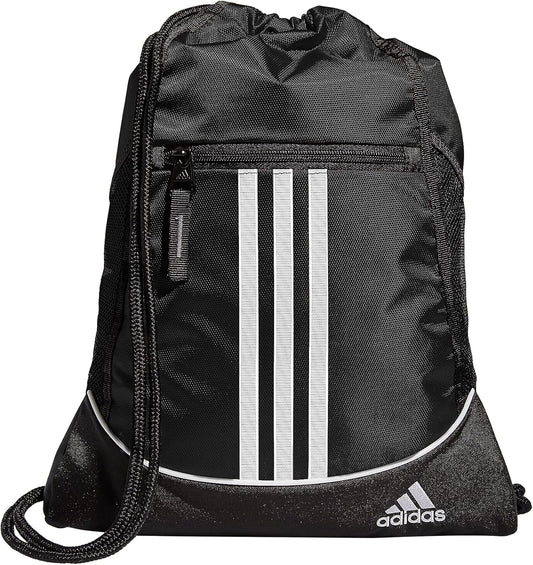 Alliance Sackpack – Drawstring Backpack for Sports, Small Gym Bag, Black/2, OSFA