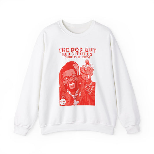 The Pop Out  - RED VARIANT - Unisex Heavy Blendâ„¢ Crewneck Sweatshirt