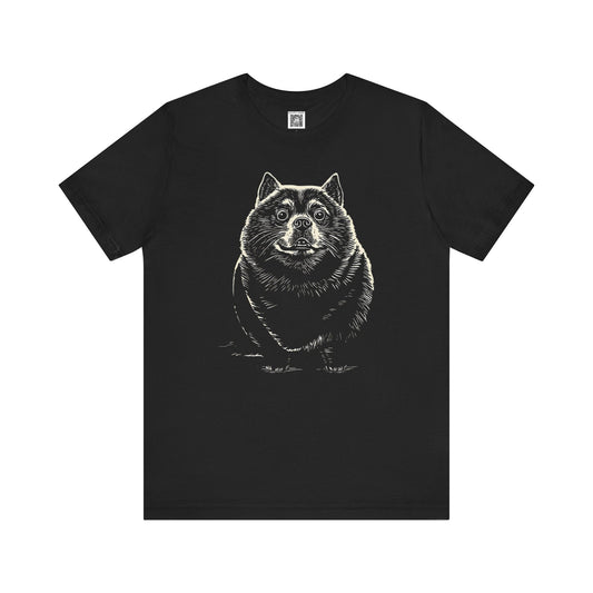 Charming Dog Graphic Tee Style001