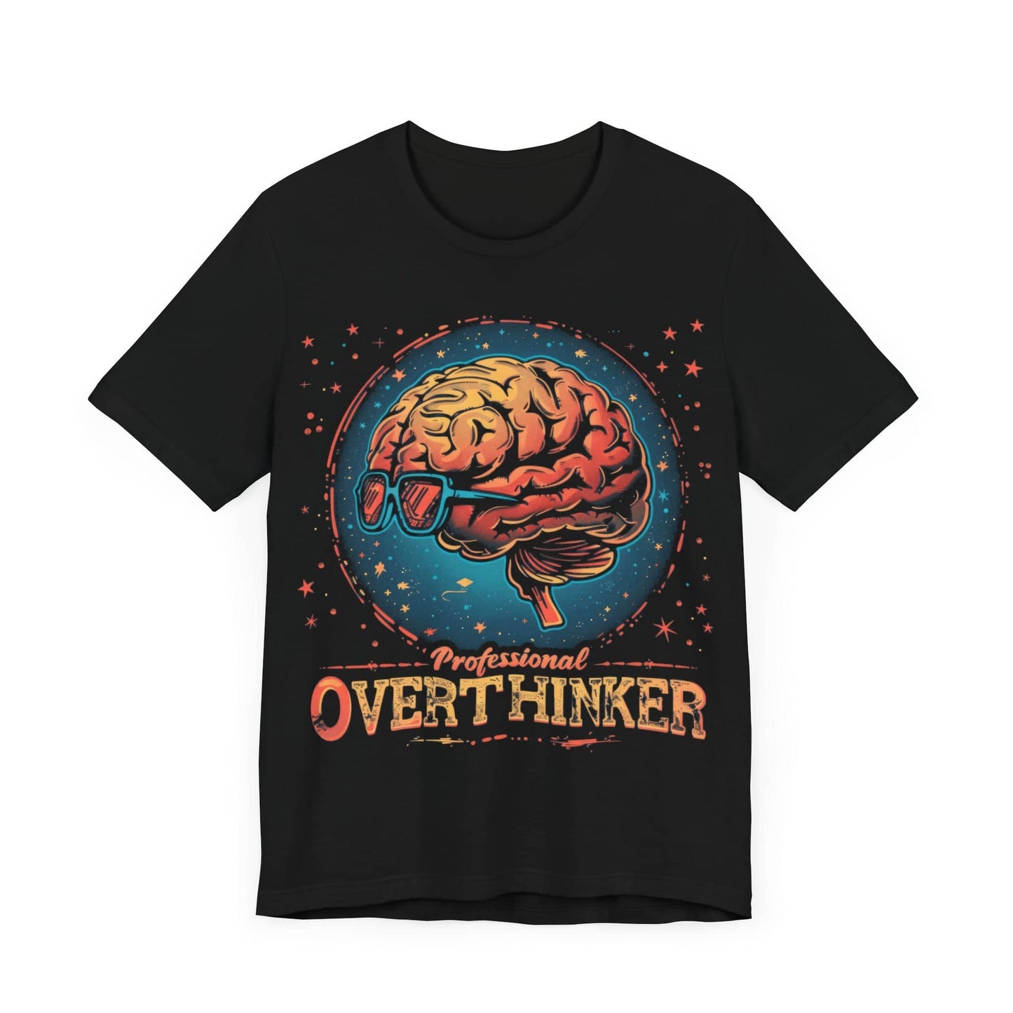 Professional Overthinker T-Shirt Funny Graphic Tee Style001