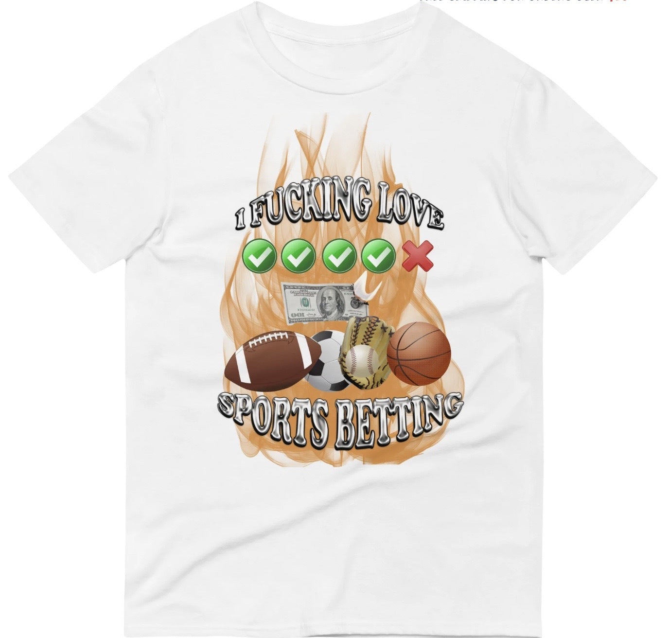 Sports Betting Tee - clothing by TeeHivey.com (Image 1)