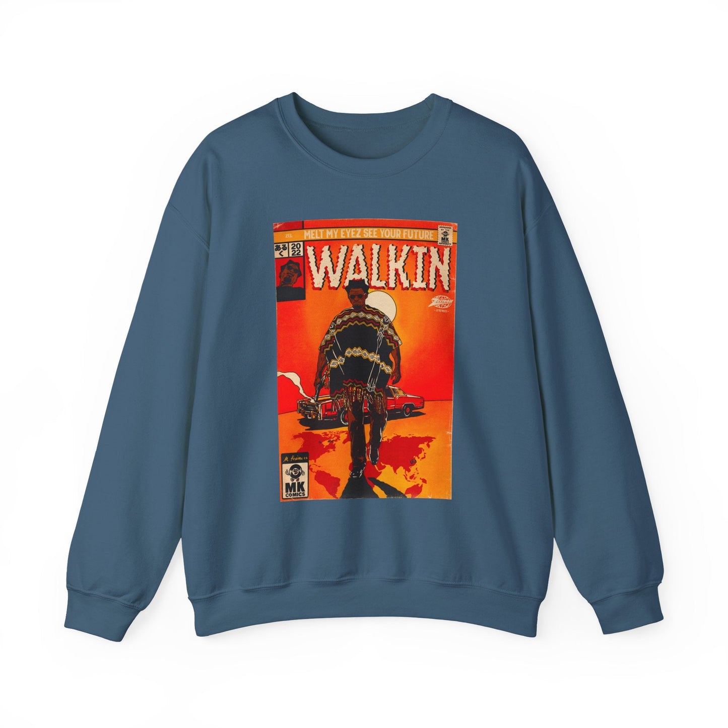 Walkin - Unisex Heavy Blendâ„¢ Crewneck Sweatshirt