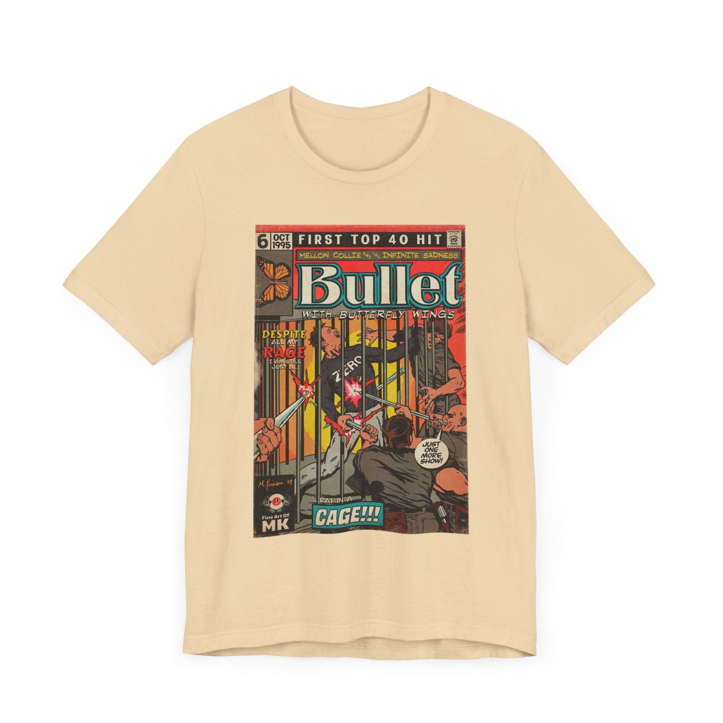 Bullet With Butterfly Wings - Unisex Jersey Short Sleeve Tee