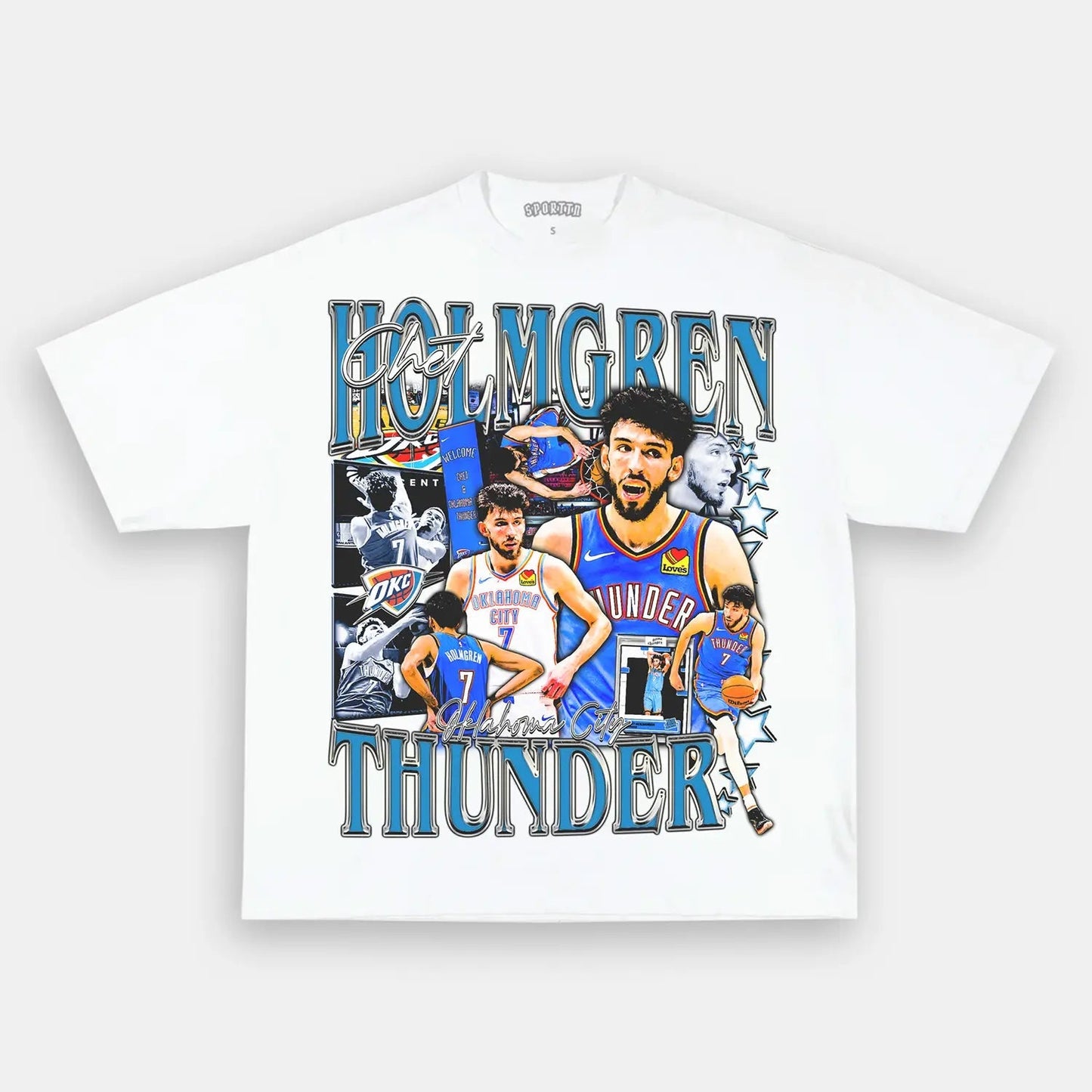 CHET HOLMGREN TEE - clothing by TeeHivey.com (Image 1)