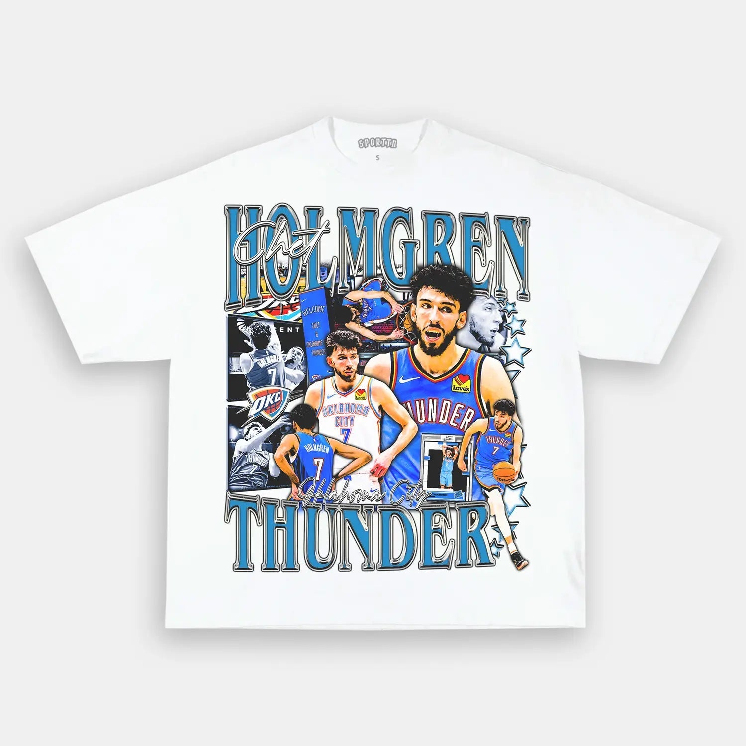 CHET HOLMGREN TEE - clothing by TeeHivey.com (Image 1)