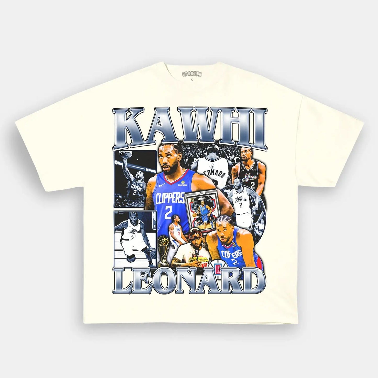 KAWHI LEONARD V2 TEE - clothing by TeeHivey.com (Image 3)