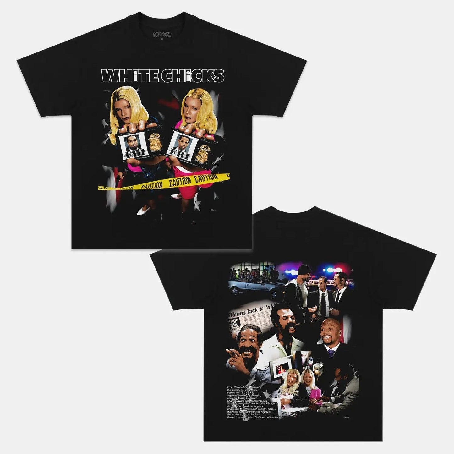 WHITE CHICKS TEE - clothing by TeeHivey.com (Image 1)