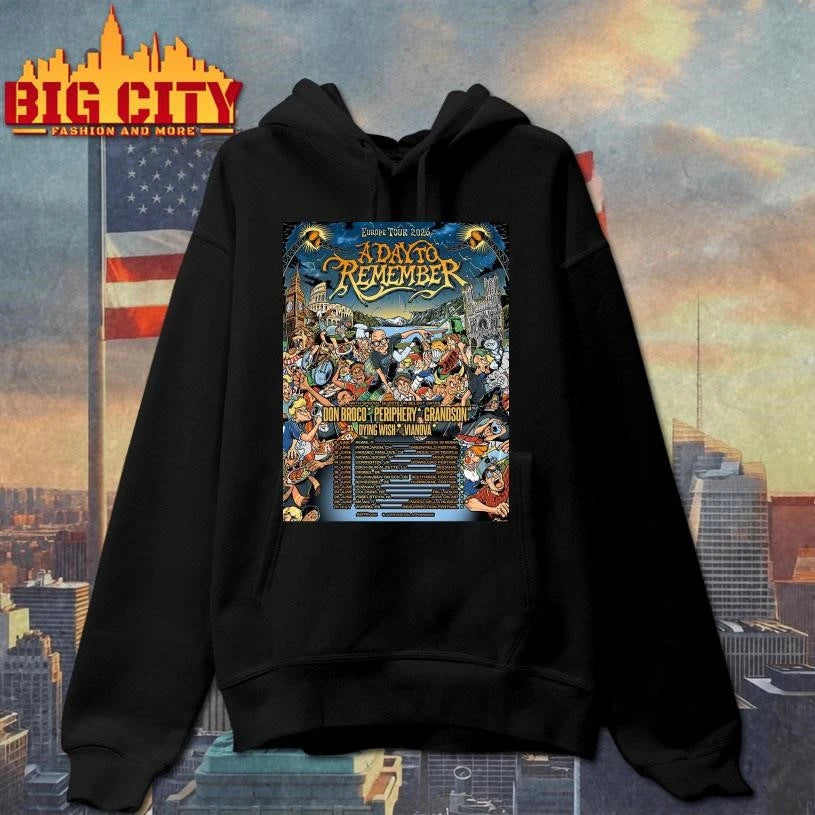 A Day To Remember Europe Tour 2026 Schedule Dates Home Decor Poster Shirt